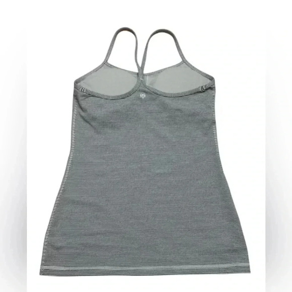 Lululemon, Power Y Tank, Size 8, Black & Grey 🏃♀️➡️ - Picture 8 of 11